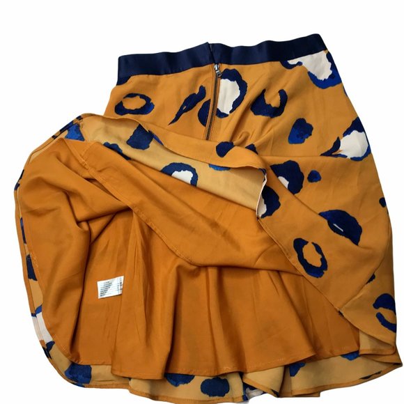 Women's Skirt Philip Lim Target Orange Blue 6 - Picture 8 of 12